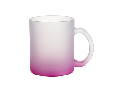 10 oz. Frosted Glass Mug - Gradient Purple - 6/pack