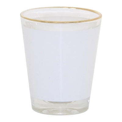 1.5 oz Shot Glass with Gold Rim - Dozen