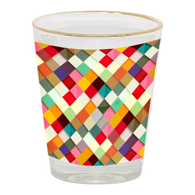 1.5 oz Shot Glass with Gold Rim - Dozen