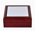 Jewelry Box - Red Mahogany 4" X 4" tile