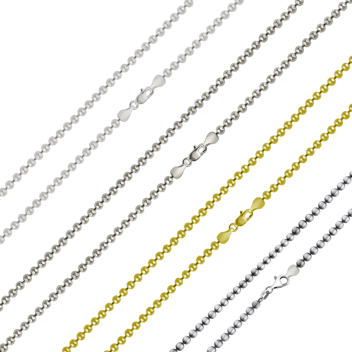 925 Sterling Silver Bead Chain