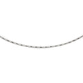 Rhodium Plated 925 Sterling Silver DC Omega Box Chain 1.4mm - CH900 RH | Silver Palace Inc. #plating_rhodium