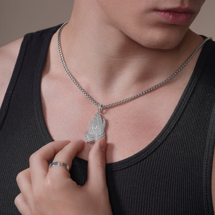 925 Sterling Silver Diamond Cut Slash Round Box Chain