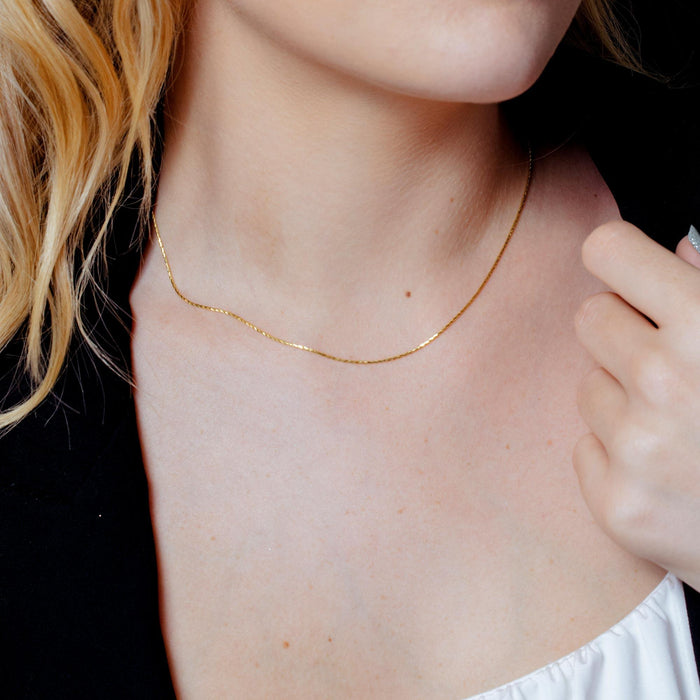 925 Sterling Silver Diamond Cut Slash Snake Chain
