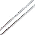 925 Sterling Silver Flexible Flat Snake Chain