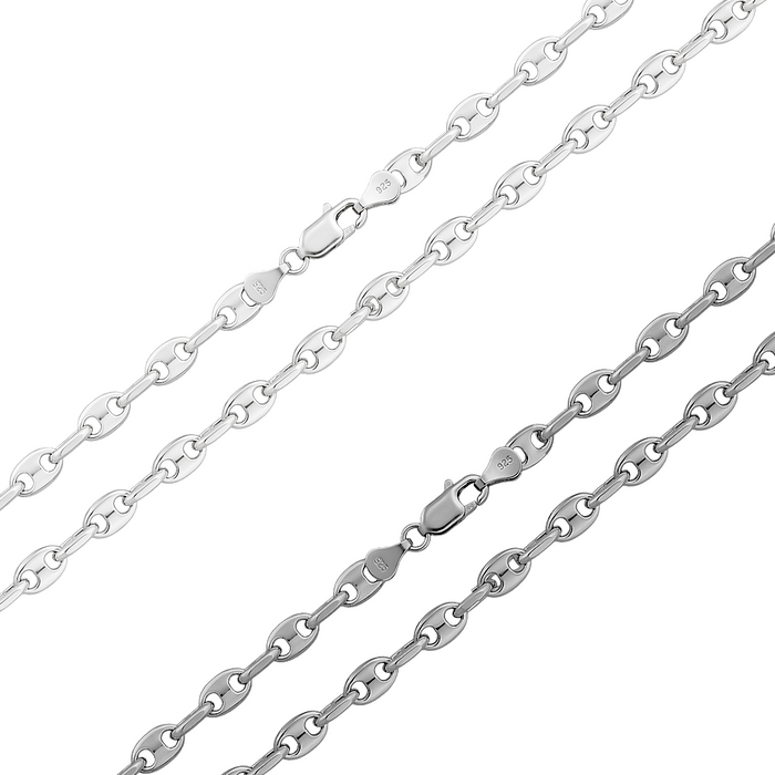 925 Sterling Silver Marina Chain Or Bracelet