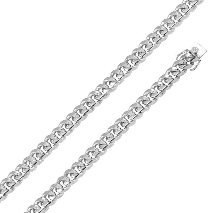 Silver 925 Rhodium Plated Miami Cuban Chain 14.5mm - CH433 RH | Silver Palace Inc. #plating_rhodium
