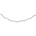 Silver 925 1 Layer Wave Omega Spring Chain Rhodium Plated 1.3mm - CH922 RH | Silver Palace Inc. #plating_rhodium