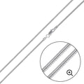 Round Snake 025 Chain 1.2mm - CH729 #plating_basic non-plated
