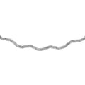 Silver 925 3 Layer Wave Omega Spring Chain Rhodium Plated 2.7mm - CH918 RH | Silver Palace Inc. #plating_rhodium