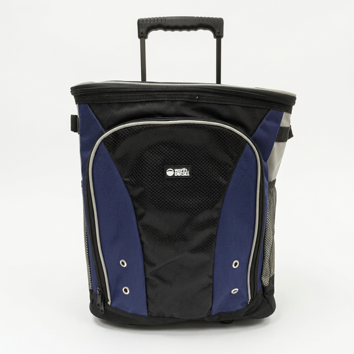 Blue and Black Kennedy Center Corp Black Trolley Cooler Bag 18″x14″
