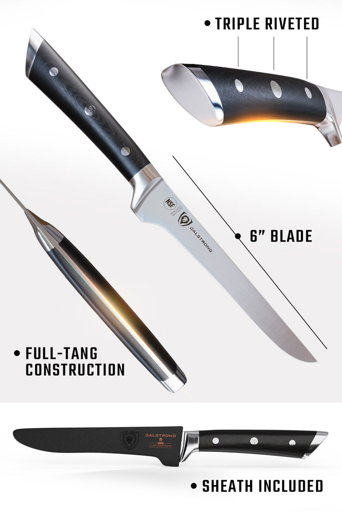 Boning Knife 6" | Gladiator Series | NSF Certified | Dalstrong ©