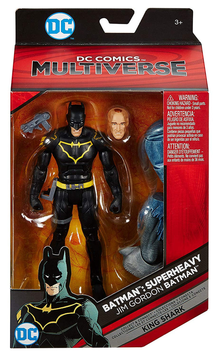 DC Comics Multiverse Jim Gordon Batman Figure, 6"