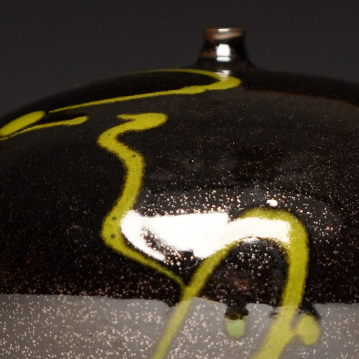 Diamond Black Decorated Bottle
