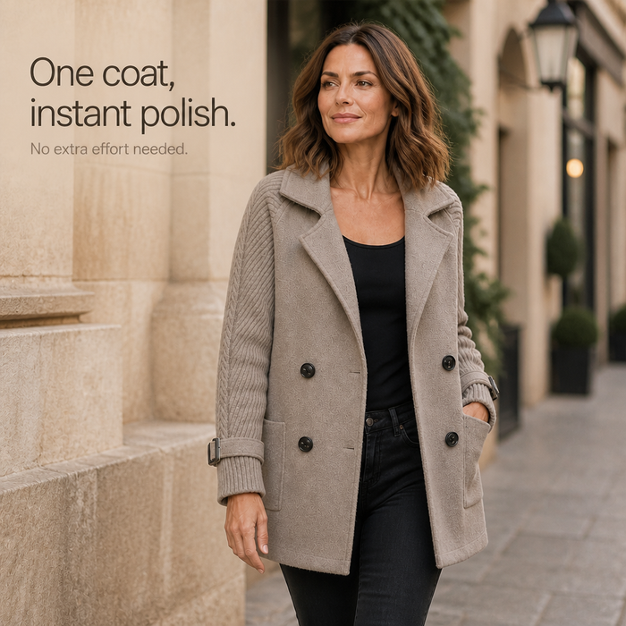 Doubletake – Double-Breasted Lapel Coat
