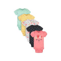 Gerber 5-Pack Baby Girls Garden Floral Short Sleeve Onesies® Bodysuits 3-6M