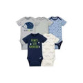 Gerber 5-Pack Boys Hedgehog Short Sleeve Onesies® Bodysuits (0-3 months)