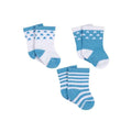 Gerber Onesies® Brand 3-Pack Baby Boys Stars Jersey Crew Socks (0-6 months)