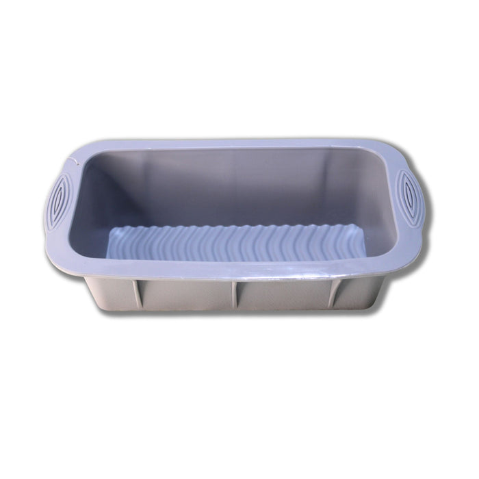 Grey Rectangular Silicone Mould 25.5x23x6.8cm