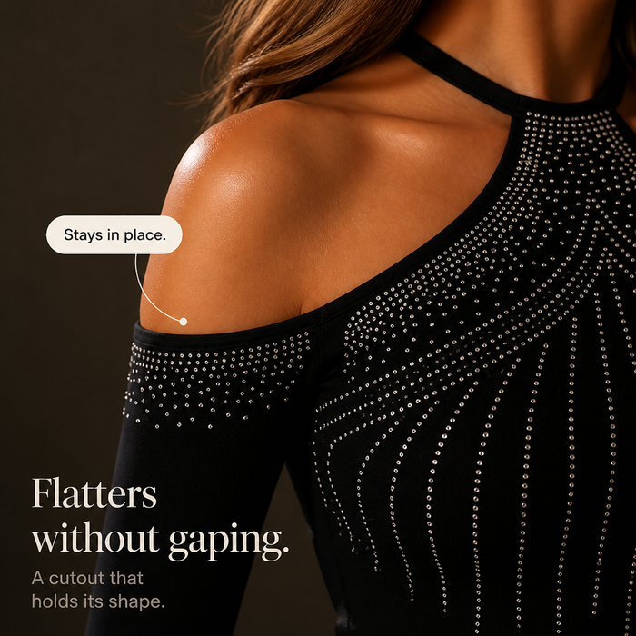 Halora – Cold-Shoulder Halter Top