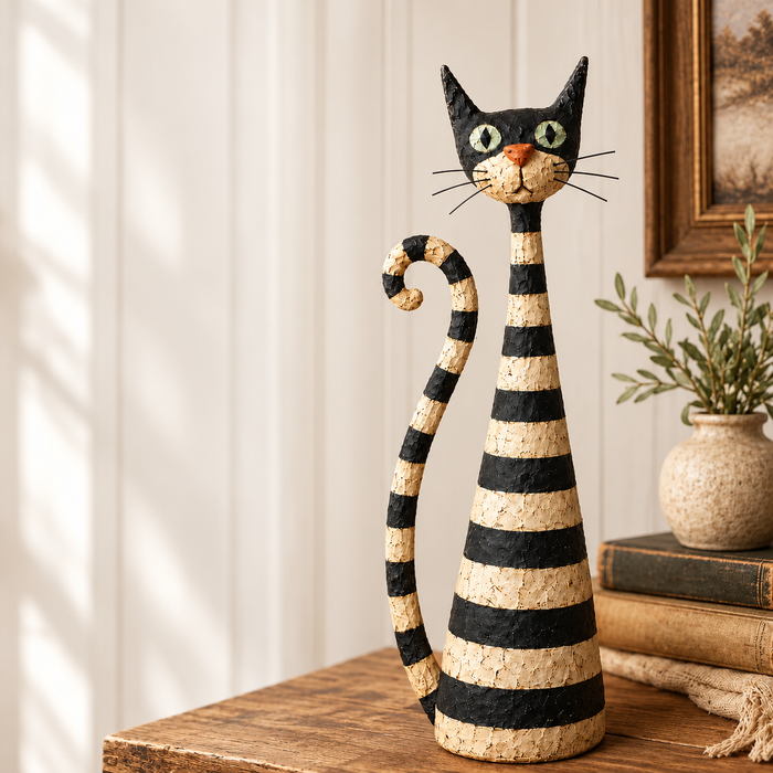 Expressive Striped Cat