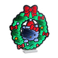 Hello Kitty 20" Holiday Wreath Decorative Ekkolight Infinity Light Home Melrose