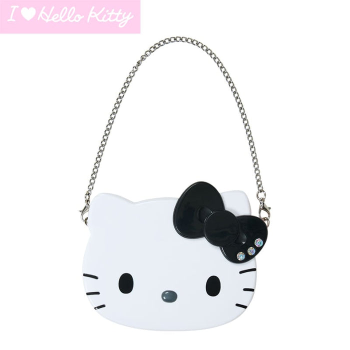 Hello Kitty Black Compact Mirror (I Love Hello Kitty Series) Accessory Japan Original