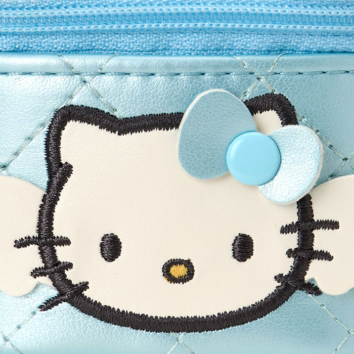 Hello Kitty Blue Mini Accessory Case (Mini Quilt Series) Accessory Japan Original