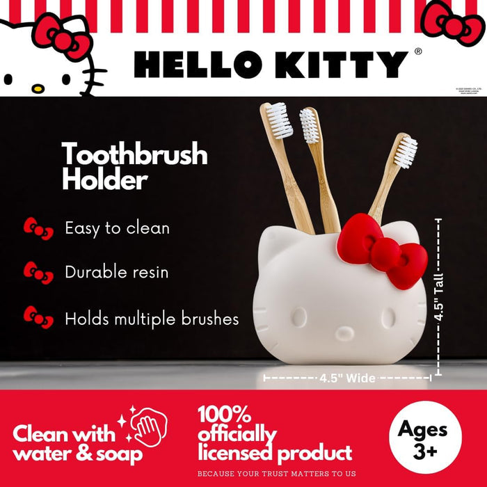 Hello Kitty Classic Cutie Toothbrush Holder (Red Bow) Home Goods Franco Manufacturing Co Inc