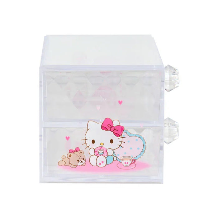 Hello Kitty Mini Storage Chest (Facets Room Series) Home Goods Japan Original