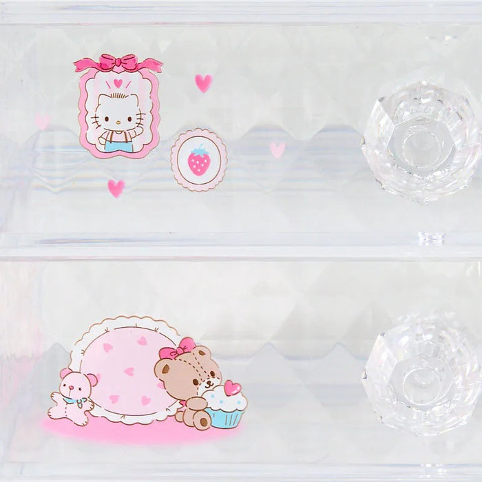 Hello Kitty Mini Storage Chest (Facets Room Series) Home Goods Japan Original