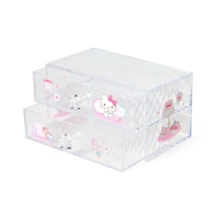 Hello Kitty Mini Storage Chest (Facets Room Series) Home Goods Japan Original