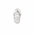 High Polish 925 Silver Nugget Sandal Charm - CHARM00162