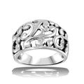 Silver 925 High Polished Old-Fashioned Dome Ring - CR00714 | Silver Palace Inc.