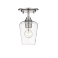 Joliet Brushed Nickel 1 Light Flushmount - Flushmounts