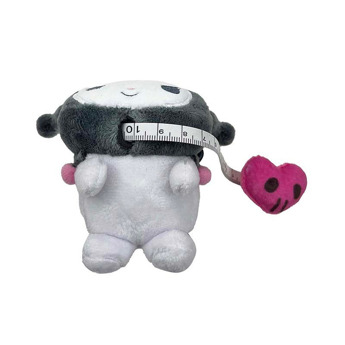 Kuromi Plush Measuring Tape Keychain Accessory Global Original