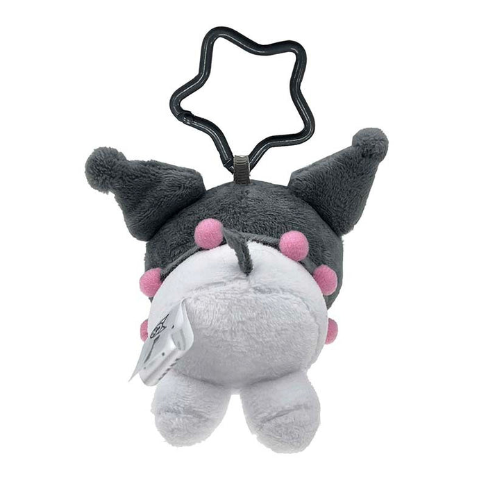 Kuromi Plush Measuring Tape Keychain Accessory Global Original