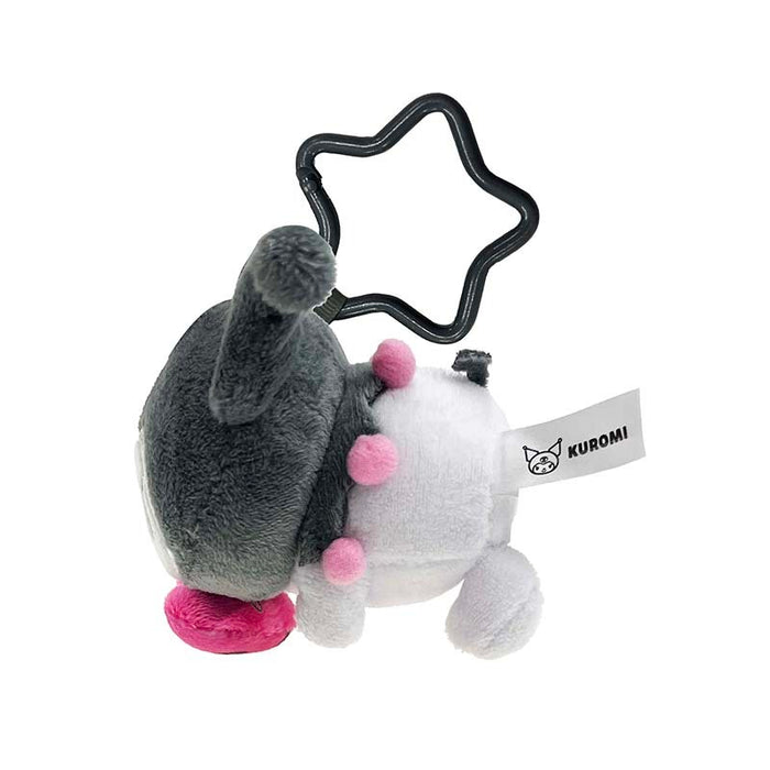 Kuromi Plush Measuring Tape Keychain Accessory Global Original