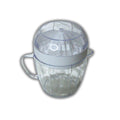 Manual Transparent Plastic Juice Extractor w/Handle 5"