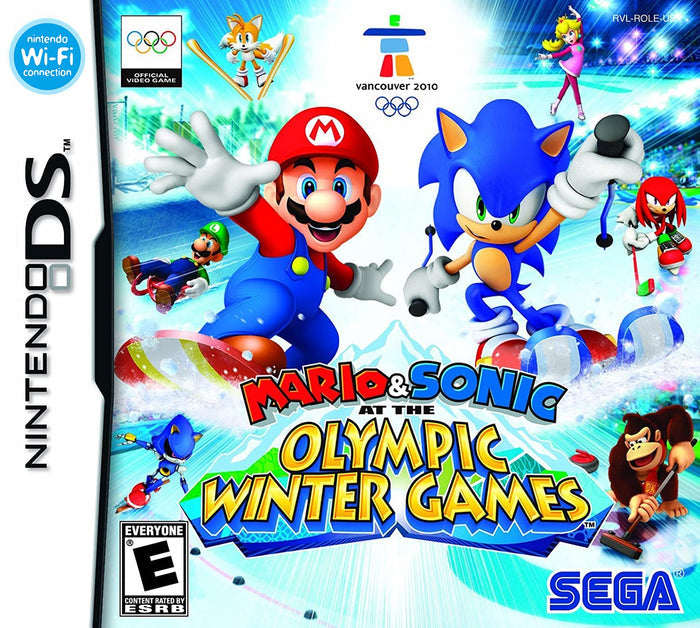Mario and Sonic at the Olympic Winter Games DS - Video Game - Used - CaveGamers