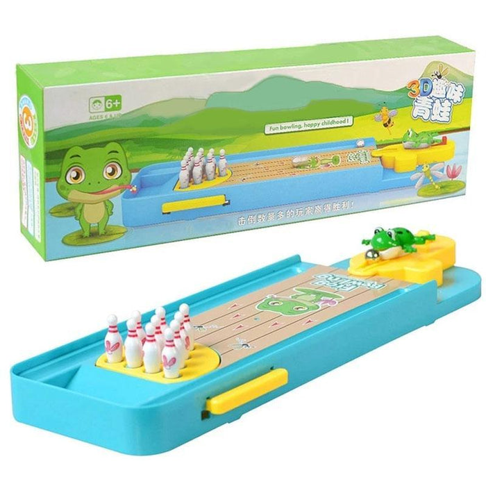 Mini Frog Bowling Interactive Board Game