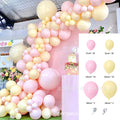 Mocsicka Balloon Arch Macaron Yellow Pink Mouse Balloon Set Party Decoration-Mocsicka Party