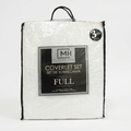 Monica Home Collection 3-Piece White Coverlet Set Full Size