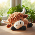 Brown Highland Cow
