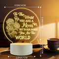 Mothers Day Night Light  (Circle Design)