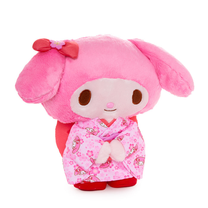 My Melody 10” Pink Standing Plush (Spring Kimono Series) Plush NAKAJIMA CORPORATION