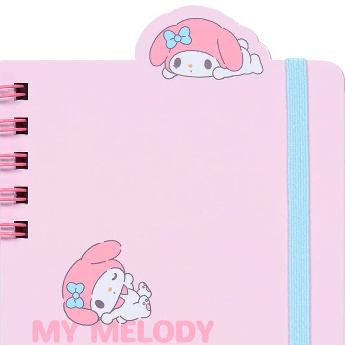 My Melody Slim Double Spiral Notebook (Strike A Pose Series) Stationery Japan Original