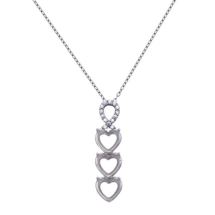 #stone setting_3 stone #plating_rhodium