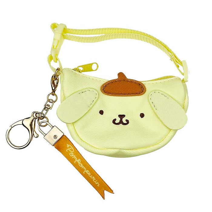 Pompompurin 2-Way Mini Crescent Bag Charm Accessory Global Original