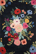 Rifle Paper Co. x Loloi Les Fleurs Rug | Black / Multi Rifle Paper Co. x Loloi